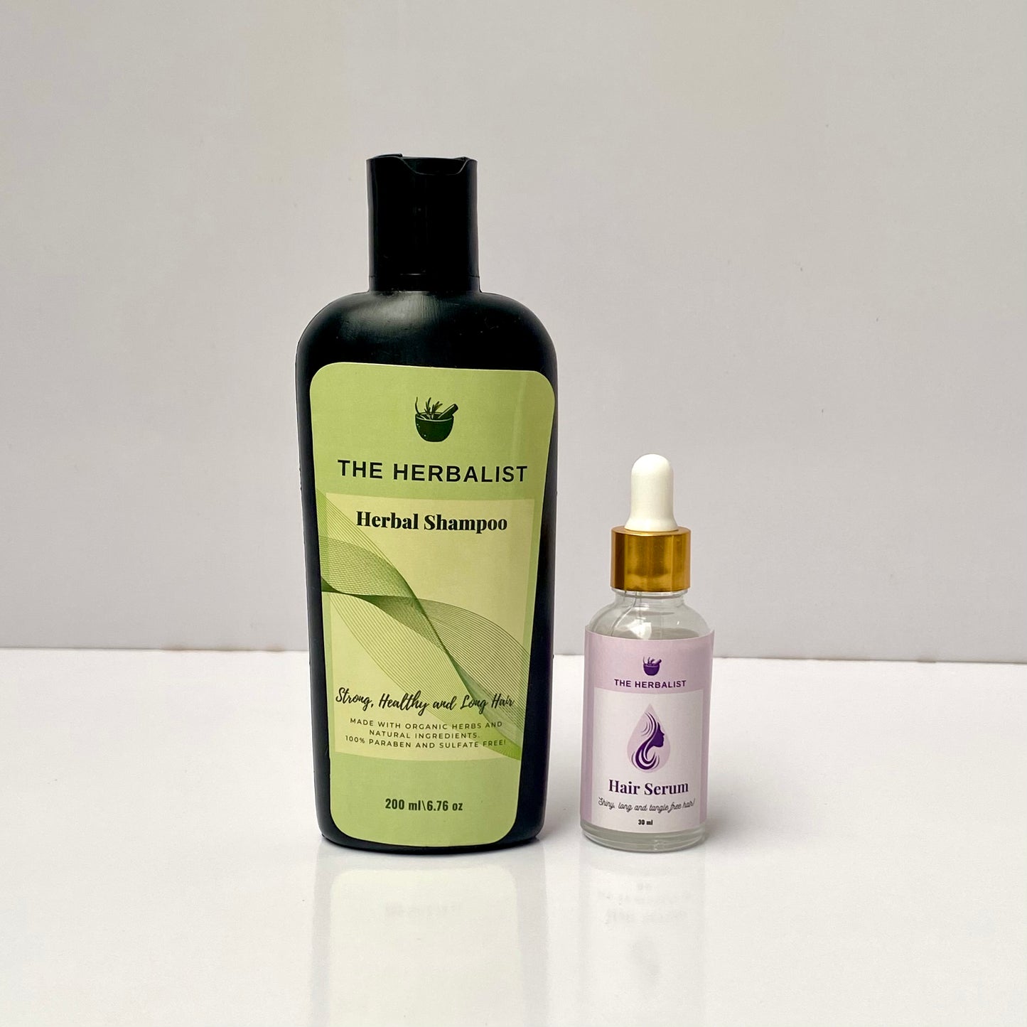 Bundle- Herbal Hair shampoo and Hair serum